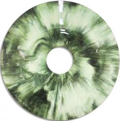 Beautiful Green And White Circular Object